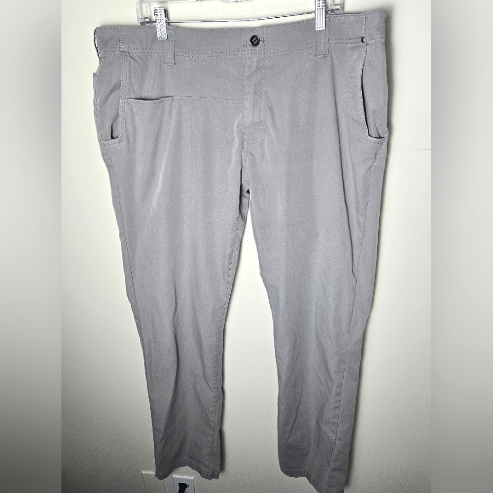 Men's 5.11 Tactical Series Gray Straight Leg Chino Utility Gorpcore Pants, 40×36
